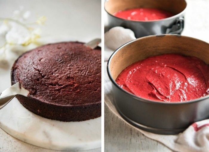 Raudona maisto spalva-in-the-tešlos-Add-raudona-tortas-ready-tortas-ir-patinka-receptai