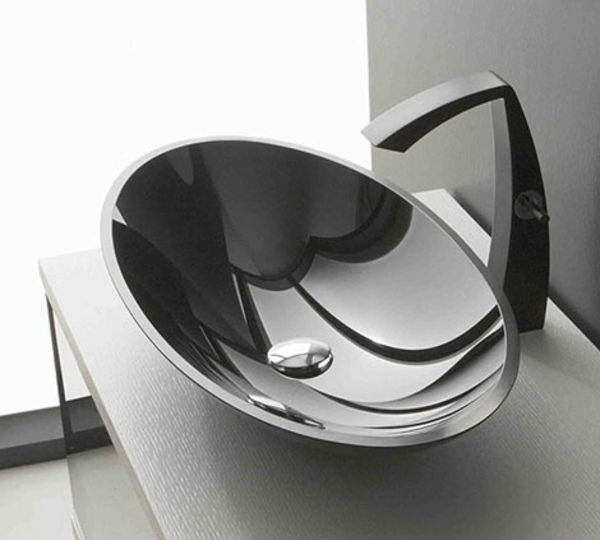 round-håndvask-moderne-design-idé