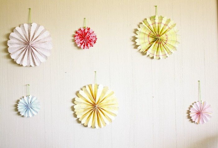 sweet-papierowe kwiaty-in-the-wall-nowoczesny zdjęcie