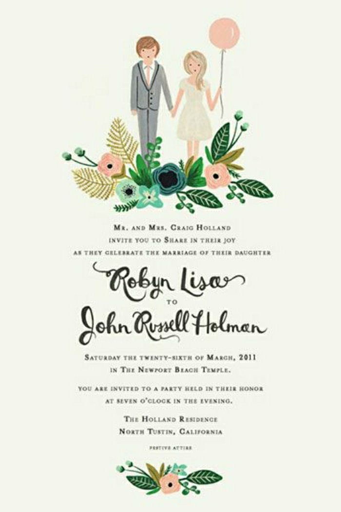sweet-romantická idea-pozvanie svadobné hravý font-naivné obytný koketná detinský