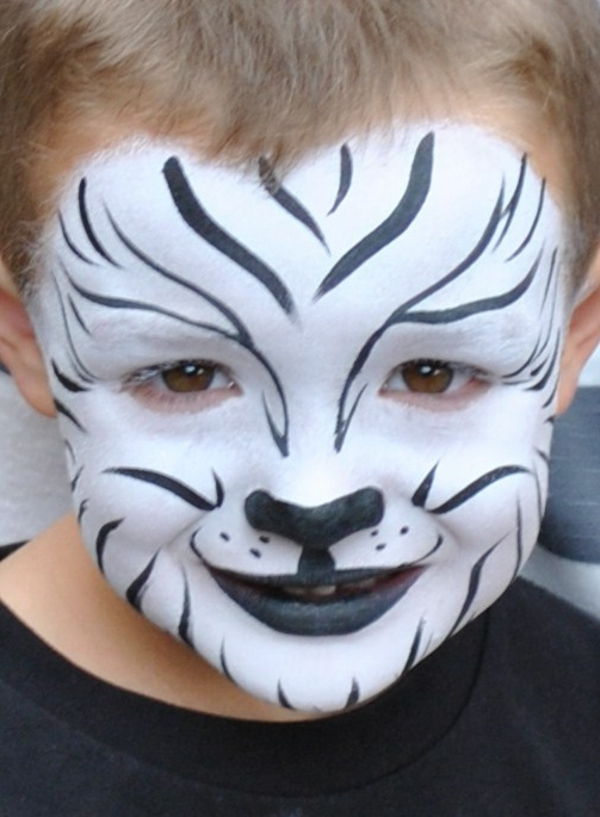 saldus jaunų su-baltu-tigras-make-up