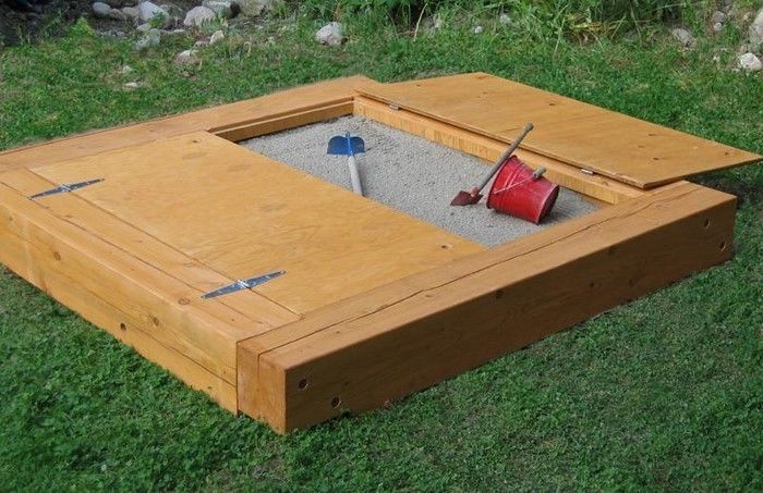 sandbox-lastno-build peskovnik iz lesa