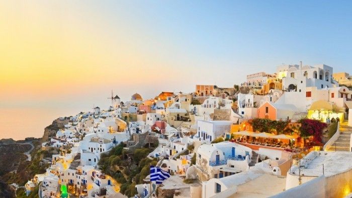 Santorini Grecia Insula Europa destinații de top de vacanță și trips- urbane