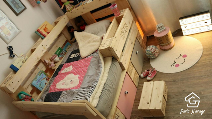 Saris garaža blog diy ideje projekt postelja sami graditi žimnice igrače