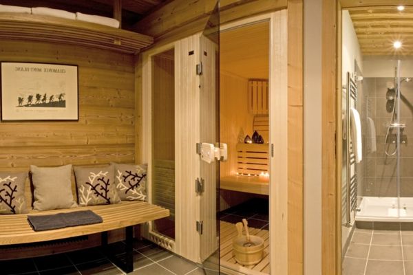 sauna-s-vyzerať-sklo vpredu zaujímavý