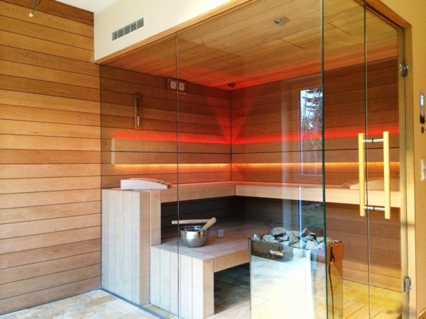 sauna podobný vzhľad s preskleným čelným-super-