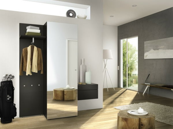 -belos-ideias-para-o-interior-com-móveis de madeira-para-o-corredor