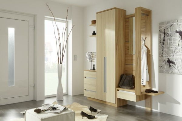 belas ideias-para-o-interior-com-móveis de madeira-para-o-hall