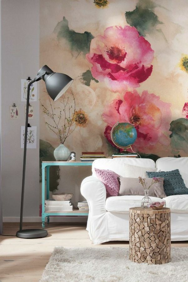 krásne maľby obývačka nápady