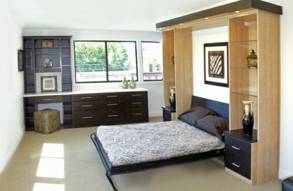 vacker-etablering idéer-fällbara bette sovrum-set-sovrum-design-skåp säng