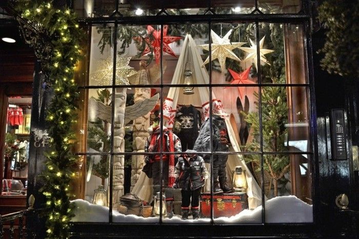 vacker-fönsterdekorationer-för-jul-shaufenster design