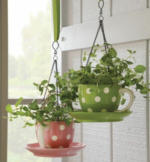 Vackra hängande-Pots-liknande koppar