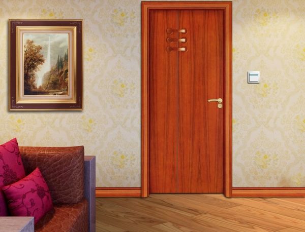 - piękne drewniane drzwi-do-wnętrza-nowoczesne wnętrze-projekt-dla-domu