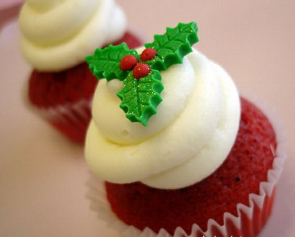 mooie en super-heerlijke cupcakes-for-christmas