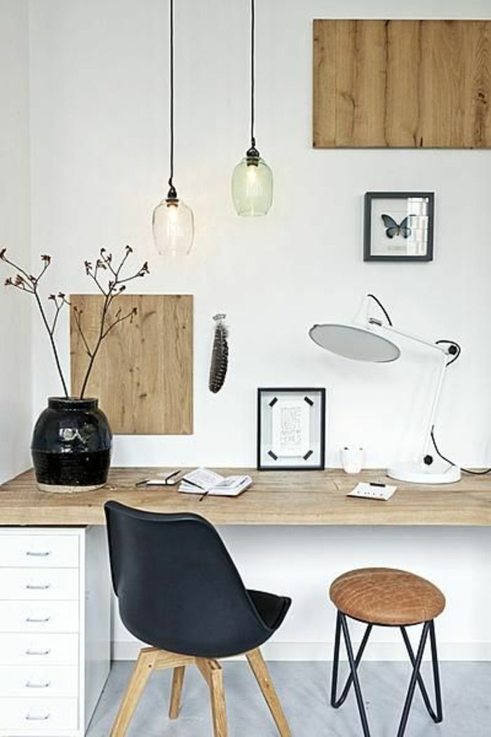 vakker-wohnideen-for-office-i-en skandinavisk stil