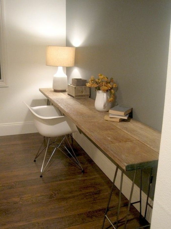 vakker-wohnideen-for-office-enkelt-interiør rustikk skrivebord