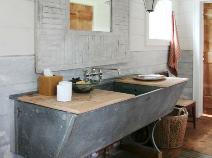 Krásna-wohnideen-for-kúpeľňa-umývadlo, z betónu