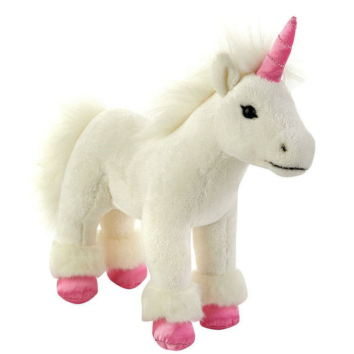 vackra Unicorn beige-rosiga Trotters Horn