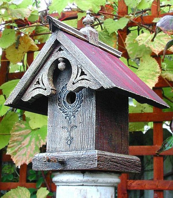 lepa podloga Hiša za ptice iz lesa