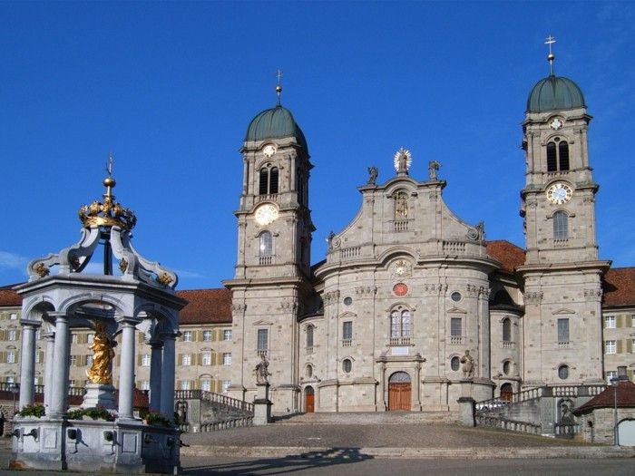 frumos foto-mănăstire arhitectura Einsiedeln-Schwitzer țară-baroc