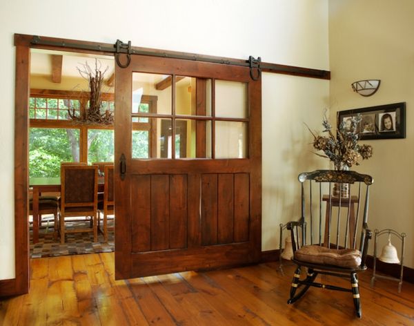 przesuwane drzwi-drewniane-drzwi wewnętrzne-z ładnym-design