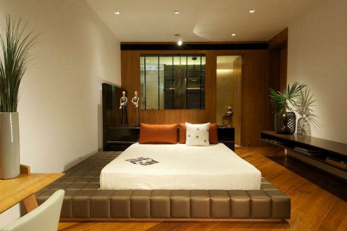 yatak odası-deco fikirler-çekici yataklı modeli