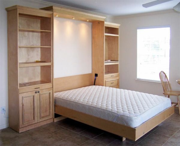 yatak odası-make-küçük odalı-set-einrichtungsideen-