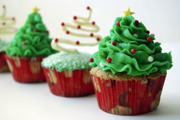Bak voor kerst --schmackhafte-Cupcakes