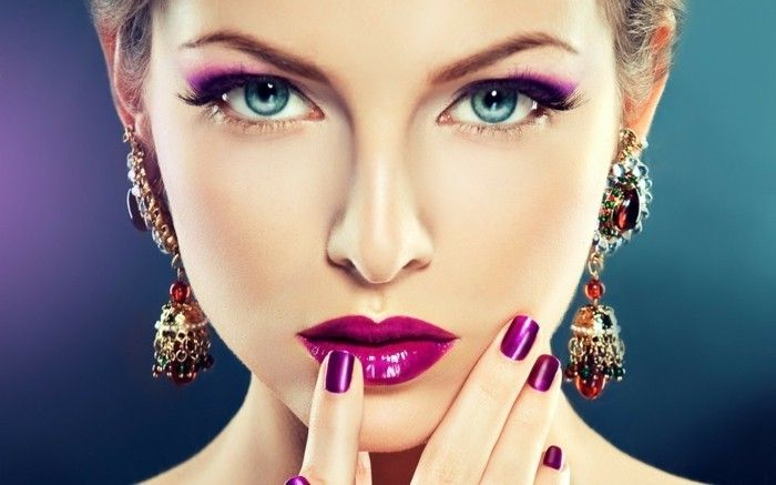 make-up-eye-exotický-vyzerať-by-make-make-up-for-ženy-krajšie, šperky