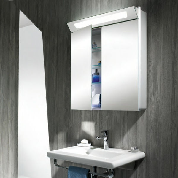 krojač-Rt linija-ogledalo omare z razsvetljavo oblikovanje ideje