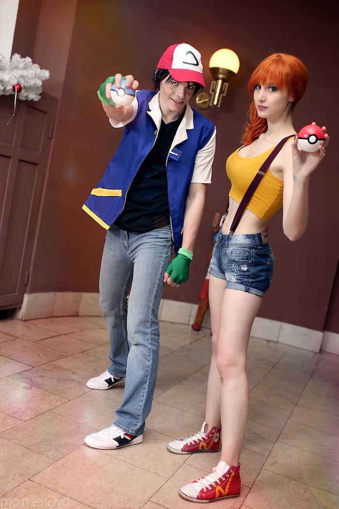 Pokemon kostumi z Jeans in domače pokeballs - Fast Halloween Costume