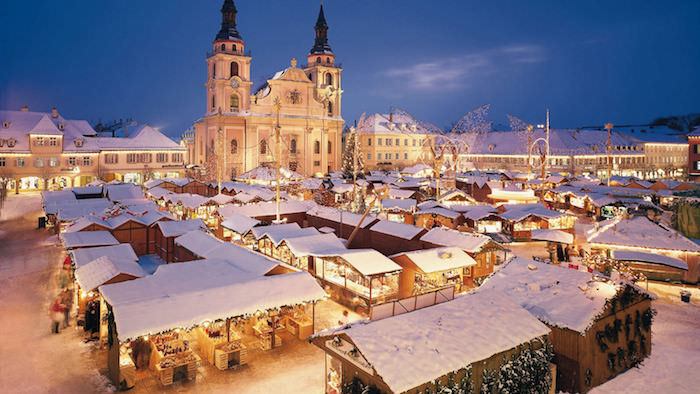 vacker semester en vinter saga vinter på stuttgart julmarknaden tyskland