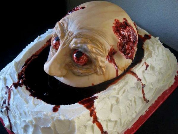 hrozné-Halloween koláče