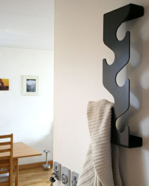 svart Wall Hook med moderne design