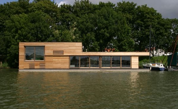 slankaus atostogų nuoma-Amsterdam-modernus dizainas medienos