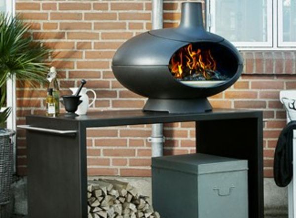 labai-Nica-made labai-gražūs-juoda-dizainas-set-ir-funkcionaliai suprojektuoti-picos orkaitė stalo-in-Garden