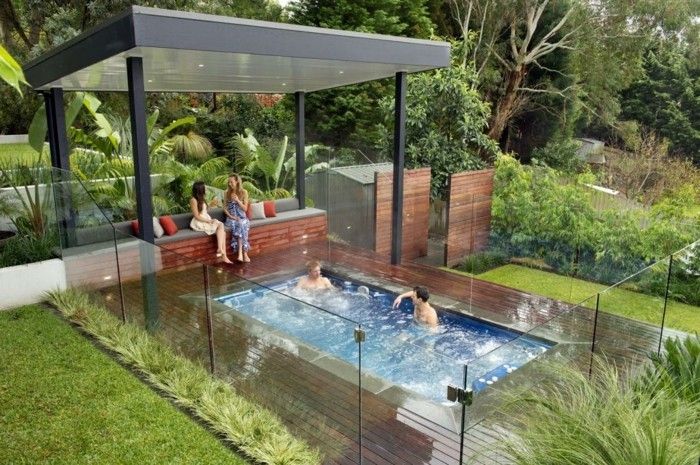 muito-nice-Vorgarten-create-grama verde-piscina modelo