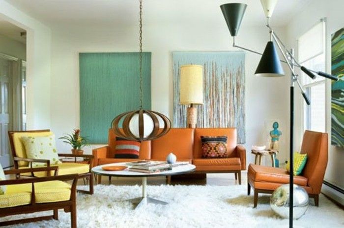 veldig-god-design-of-stue-retro-dekor-og-vakker-møbler