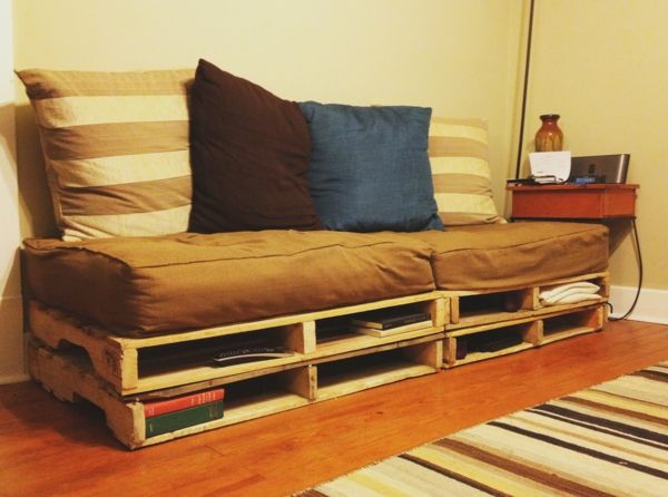 pallets selbstbau móveis-made-sofá