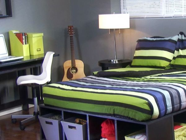 selbstbau mobiliário moderno com camas