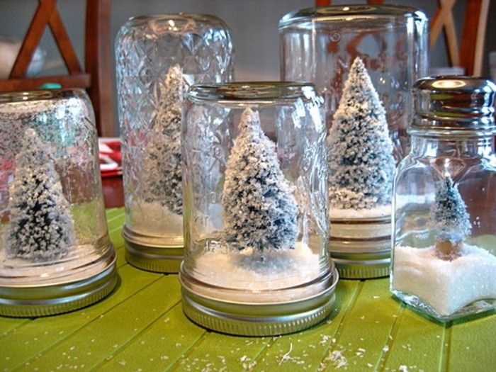 Ev yapımı hediyeler-için-yılbaşı-güzel bardaklar Noel Ağaçları-in