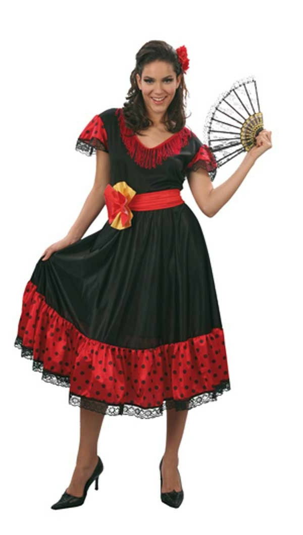 domáci kostýmy, flamenco