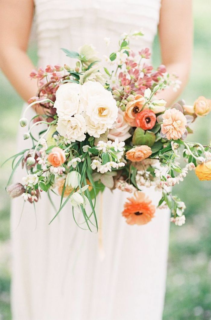 paprastas vestuvių puokštė pavasarį gėlės-romantiškas ir konkurso