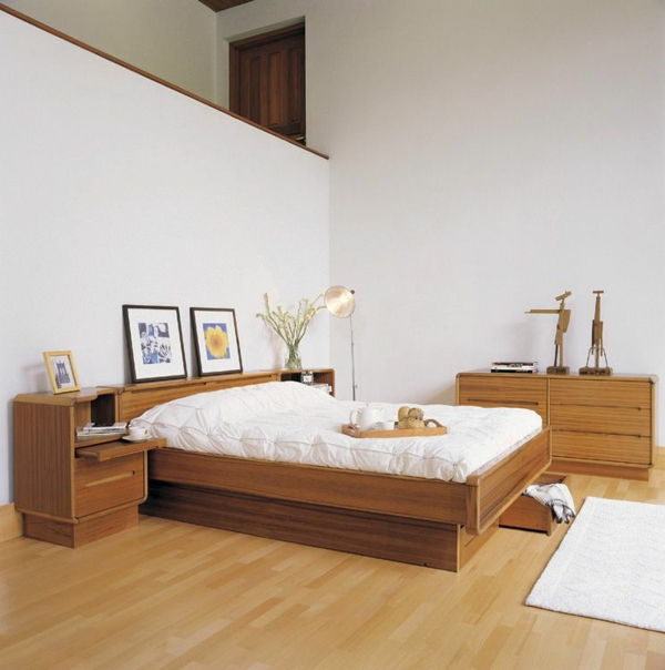 İskandinav-yataklar-süper-güzel-yatak odası-tasarım-beyaz duvarlar