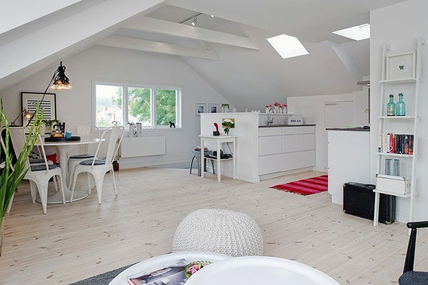 İskandinav tasarım-in-the-house-beyaz