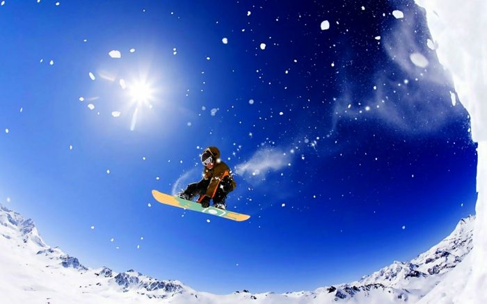 snowboard-tapety-niebo-w-niebieski