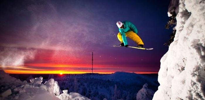 snowboard-tapety-niebo-w-różnych kolorach