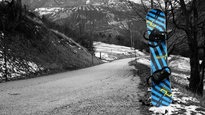 snowboard-tapety-kontrastowe kolory