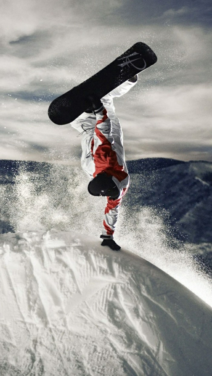 --Image podejmowania unikales snowboard tapety