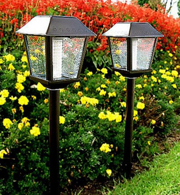 Solárne záhradné svetlo-design-Gartengestaltung